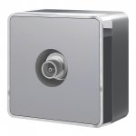 ТВ-розетка оконечная Gallant (серебряный) W5083006 Werkel