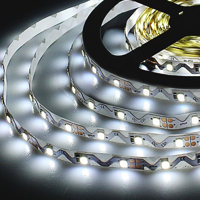 

Лента светодиодная гибкая 60 Led 6W IP20 6500К холодный белый (S 2835 12V 60Led 6W IP20), S 2835 12V 60Led 6W IP20