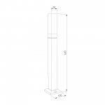 Уличный ландшафтный светодиодный светильник Чёрный IP54 1537 TECHNO LED Elektrostandard
