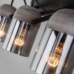 Настенный светильник бра Eurosvet 20122/3 черный/тертый серый Mars