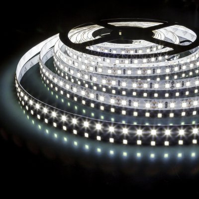 

Лента светодиодная 120Led 9,6W IP20 6500K холодный белый (2835 24V 120Led 9,6W IP20), 2835 24V 120Led 9,6W IP20
