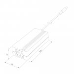 Трансформатор для светодиодной ленты 24V 72W Трансформатор 24V 72W Elektrostandard