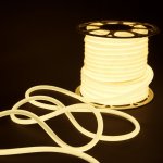 Светодиодный гибкий неон Гибкий неон 220V 9,6W 144Led 2835 IP67 круглый дневной белый, 50 м Elektrostandard