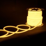 Светодиодный гибкий неон Гибкий неон 220V 9,6W 144Led 2835 IP67 круглый теплый белый, 50 м Elektrostandard