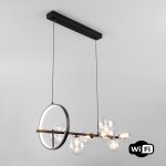 Подвесной светильник с управлением по Wi-Fi 90167/8 черный Eurosvet