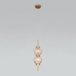 Подвесной светильник Eurosvet 50186/2 латунь Plaza