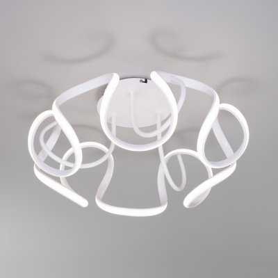 

Потолочный светодиодный светильник с пультом управления Eurosvet Alstroemeria 90238/1 белый, 90238/1 белый