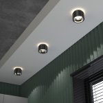 Накладной точечный светильник 1069 GX53 Черный жемчуг Elektrostandard