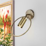 Настенный светильник с поворотным плафоном 20094/1 античная бронза Eurosvet