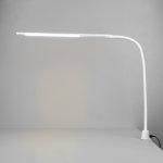 Светодиодная настольная лампа на струбцине 80429/1 белый Eurosvet