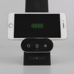 Светодиодная настольная лампа с беспроводной зарядкой 80427/1 черный Eurosvet