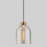 Подвесной светильник со стеклянным плафоном 50119/1 латунь Eurosvet