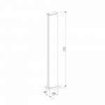 Ландшафтный светодиодный светильник Flat IP54 1538 TECHNO LED серый Elektrostandard