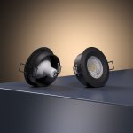 Встраиваемый точечный светильник 110 MR16 черный Elektrostandard
