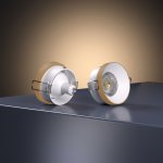 Встраиваемый точечный светильник 112 MR16 белый/золото Elektrostandard
