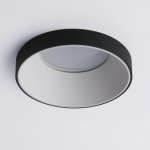 Встраиваемый точечный светильник 112 MR16 белый/черный Elektrostandard