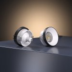 Встраиваемый точечный светильник 112 MR16 белый/черный Elektrostandard