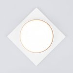 Встраиваемый точечный светильник 116 MR16 золото/белый Elektrostandard