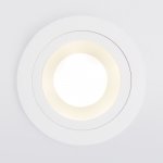 Встраиваемый точечный светильник 122 MR16 серебро/белый Elektrostandard