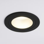 Встраиваемый точечный светильник 122 MR16 серебро/черный Elektrostandard