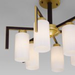 Потолочная люстра в стиле лофт 70126/6 черный Eurosvet