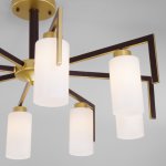 Потолочная люстра в стиле лофт 70126/8 черный Eurosvet