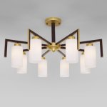 Потолочная люстра в стиле лофт 70126/8 черный Eurosvet