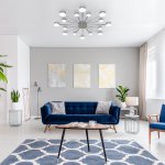 Потолочный светодиодный светильник с пультом управления Eurosvet 90242/16 хром