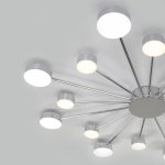 Потолочный светодиодный светильник с пультом управления Eurosvet 90242/16 хром