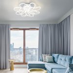 Светильник с управлением по Wi-Fi Eurosvet 90235/8 белый Smart Floret