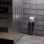 Комплект: розетка с вилкой для электроплиты 32А 250В, коробка в стену (белый) Werkel W1189201