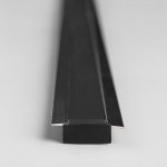 Встраиваемый алюминиевый профиль черный/черный для светодиодной ленты LL-2-ALP007 Elektrostandard