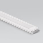 Встраиваемый алюминиевый профиль белый/белый для светодиодной ленты LL-2-ALP007 Elektrostandard