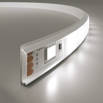 

Гибкий алюминиевый профиль белый/белый для светодиодной ленты LL-2-ALP012 Elektrostandard, LL-2-ALP012