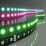 Светодиодная лента Лента светодиодная 24V 14,4W 60Led 5050 IP20 RGB, Black, 5м Elektrostandard