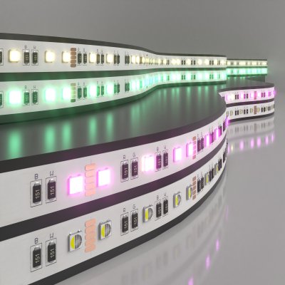 

Светодиодная лента Лента светодиодная 24V 24W 60Led 5050 IP20 MIX RGB/теплый белый, 5м Электростандарт, 5050 24V 60Led 24W IP20 RGBW