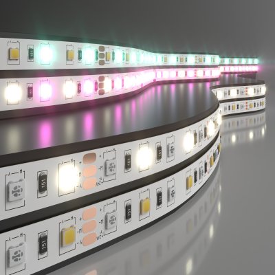 

Светодиодная лента Лента светодиодная 24V 14,4W 60Led 5050+5050 IP20 MIX RGB/дневной белый, 5м Электростандарт, 5050+5050 24V 60Led 14,4W IP20 RGBW