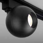 Трековый светодиодный светильник для однофазного шинопровода Ball Черный 8W 4200K LTB76 Elektrostandard