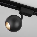Трековый светодиодный светильник для однофазного шинопровода Ball Черный 12W 4200K LTB77 Elektrostandard