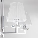 Светильник с управлением по Wi-Fi Eurosvet 60125/5 хром Smart (60114/5) Alegria