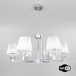 Люстра Eurosvet 60125/6 хром Smart (60114/6) Alegria