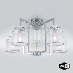 Люстра Eurosvet 60123/5 хром Smart (60108/5) Fargo