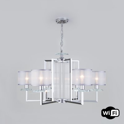

Светильник с управлением по Wi-Fi Eurosvet 60123/6 хром Smart (60108/6) Fargo, 60123/6 хром Smart (60108/6)