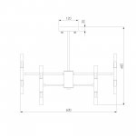 Светильник с управлением по Wi-Fi Bogates 345 Smart (549) Bastone