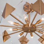 Потолочный светильник с управлением по Wi-Fi Eurosvet Origami 60121/8 латунь Smart