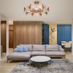 Потолочный светильник с управлением по Wi-Fi Eurosvet Origami 60121/8 латунь Smart