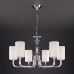 Подвесная люстра с управлением по Wi-Fi Eurosvet Catania 60120/6 хром Smart (60112/6)