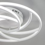 Потолочный светодиодный светильник с пультом управления Eurosvet Indio 90207/1 белый