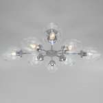 Потолочная люстра со стеклянными плафонами Eurosvet Polla 30154/8 хром