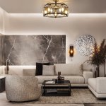 Потолочная люстра с управлением по Wi-Fi Eurosvet Aragon 60126/5 черный Smart (60116/5)